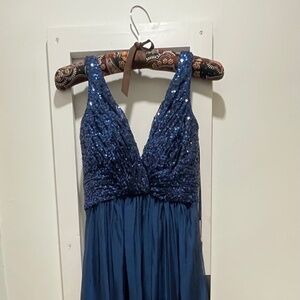 La Femme Chiffon Gown
